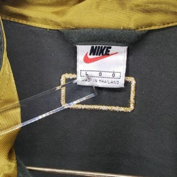 Nike Air Basketball Army Green Zippered Mens Size Large Pullover - Picture 3 of 7